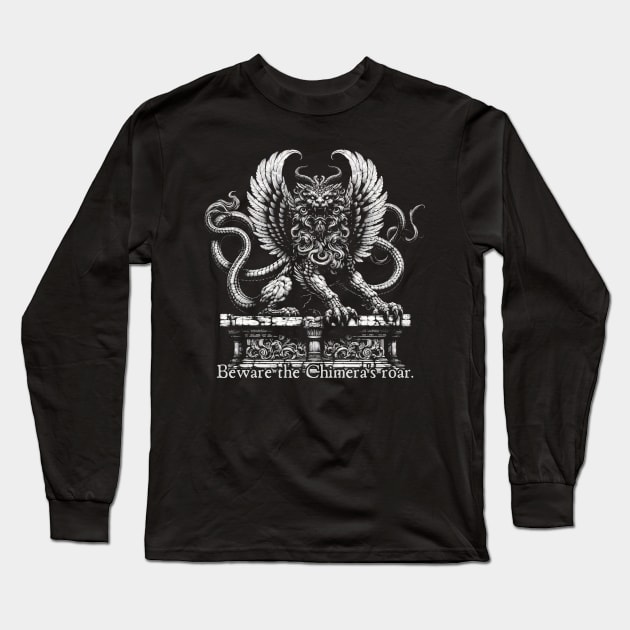 Chimera Long Sleeve T-Shirt by OddlyNoir